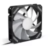SHARKOON SHARK Mirror RGB PWM 120 mm ventilador de caja, 1500 RPM, negro