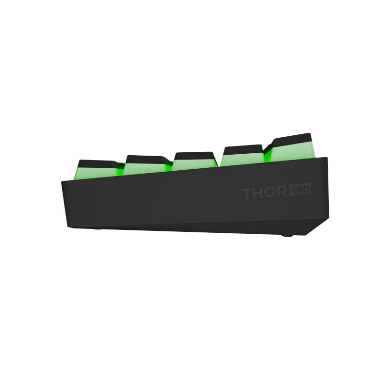 TECLADO GAMING GENESIS THOR 660 G2 US BLACK INALÁMBRICO RGB MECÁNICO GATERON BROWN