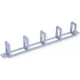 VALUE Placa frontal 19\, 5 pasacables Type-C, pasacables, RAL 7035 gris claro (26.99.0325)