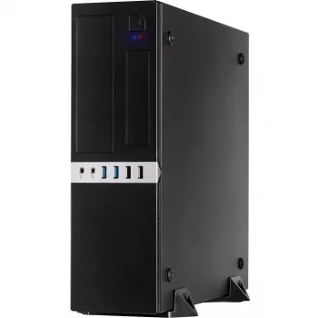 Inter-Tech IT-503 - SFF - Mini-ATX - sin fuente de alimentación (TFX12V) - negro mate - USB/audio (88881270)