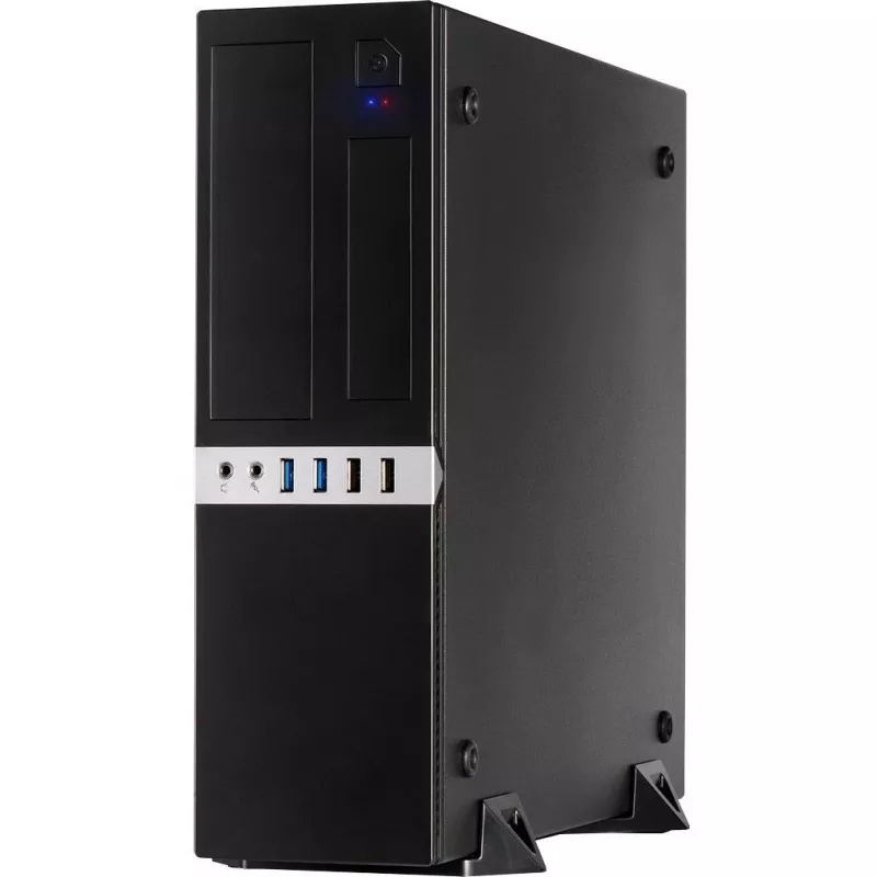 Inter-Tech IT-503 - SFF - Mini-ATX - sin fuente de alimentación (TFX12V) - negro mate - USB/audio (88881270)