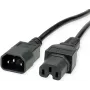 Value 19.99.1120 cable de alimentación negro 0,5 m acoplador C14 acoplador C15 (19.99.1120)