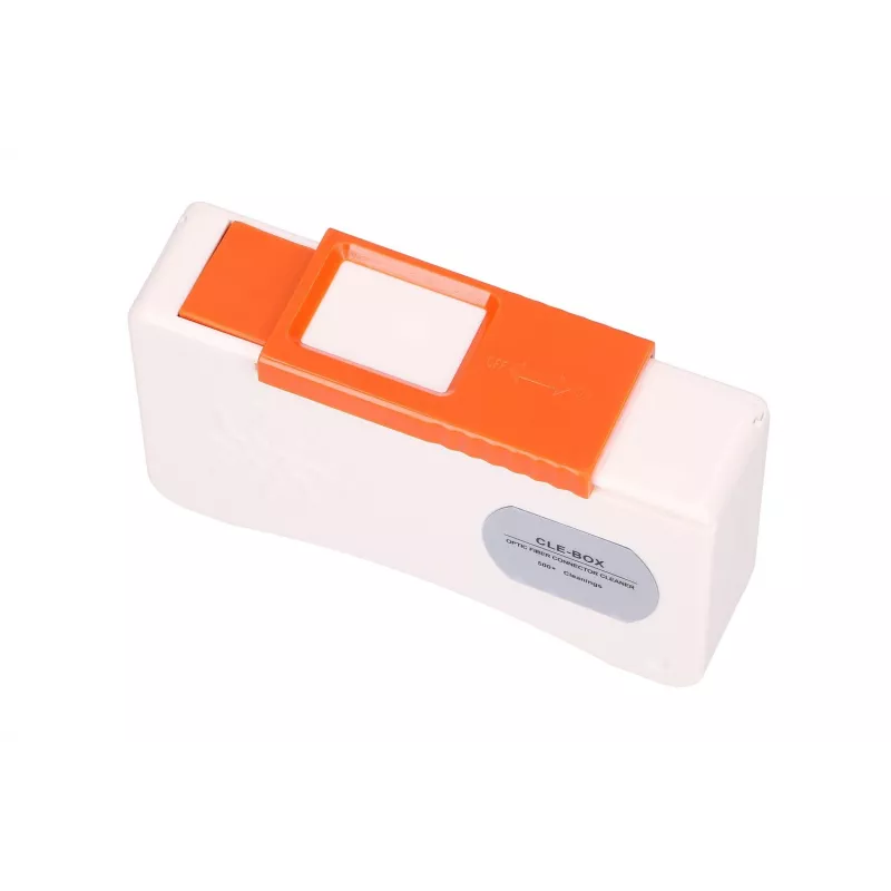 CLE-BOX casete de limpieza para conectores de fibra óptica Extralink, cinta de microfibra de alta calidad
