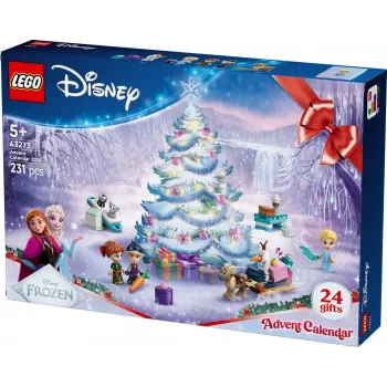 Juguete de construcción LEGO Disney Frozen calendario de adviento 2025 Set 43273 — 231 piezas, 4 minifiguras, edad 5+