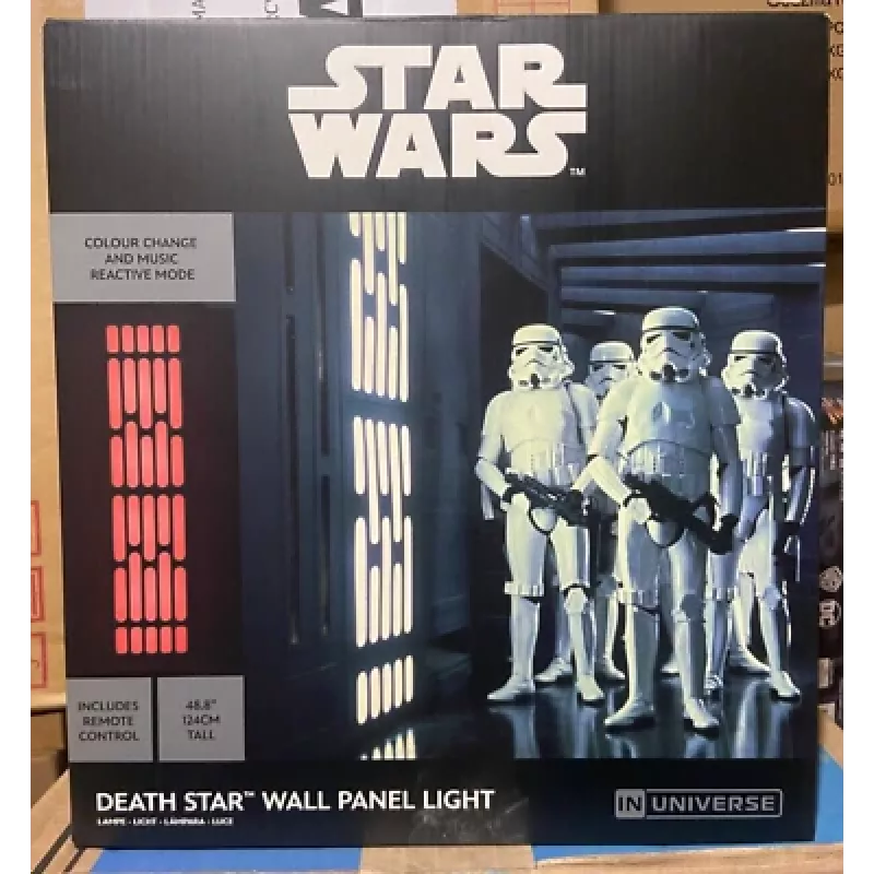 Lámpara de pared Paladone PP13141SW LED diseño Star Wars, lámpara de pared LED