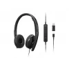 Auriculares/auricular con cable Lenovo 4XD1P83425 diadema llamadas/música USB Type-A Negro