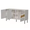 Cómoda Cama Meble INSERTO 3D 143,5×40×80 cm — acabado cashmere con LED
