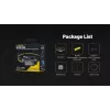 Nitecore HC70 UHE linterna frontal, 1600 lm, 6 LED, IP68, recargable por USB, aluminio, 172 g, negra
