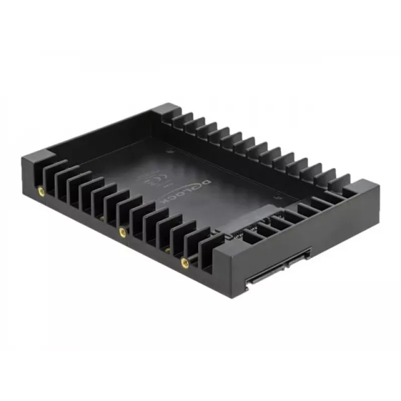 DeLOCK - Adaptador de bahía de almacenamiento - 3.5 a 2.5 (8,9 cm a 6,4 cm) - Negro (18364)