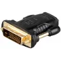 Goobay Adaptador HDMI/DVI-D, conector hembra HDMI estándar (Type-A) -> conector macho DVI-D (24+1) (68931)