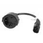 Cable de alimentación Lanberg CA-C14E-10CC-0018-BK negro 0,18 m conector C14 (CA-C14E-10CC-0018-BK)