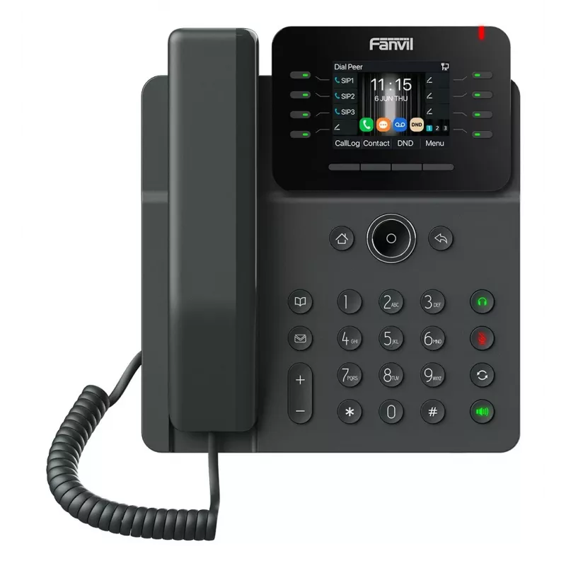 Teléfono IP Fanvil V62W negro