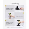 Escáner de códigos de barras Inateck BS04001 2 en 1 inalámbrico recargable por USB
