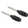 Cable FireWire DeLOCK FireWire B/B 1,0 m gris