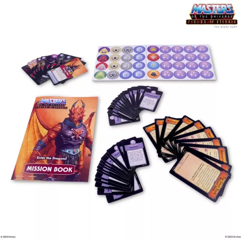 Masters of the Universe Fields of Eternia - Enter the Dragons, expansión de juego de mesa