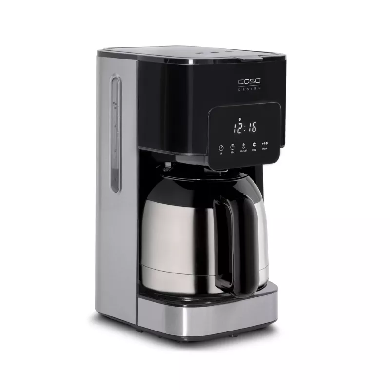 Caso | Cafetera con dos jarras isotérmicas | Taste & Style Duo Thermo | Cafetera de filtro | 800 W | Negro/acero inoxidable