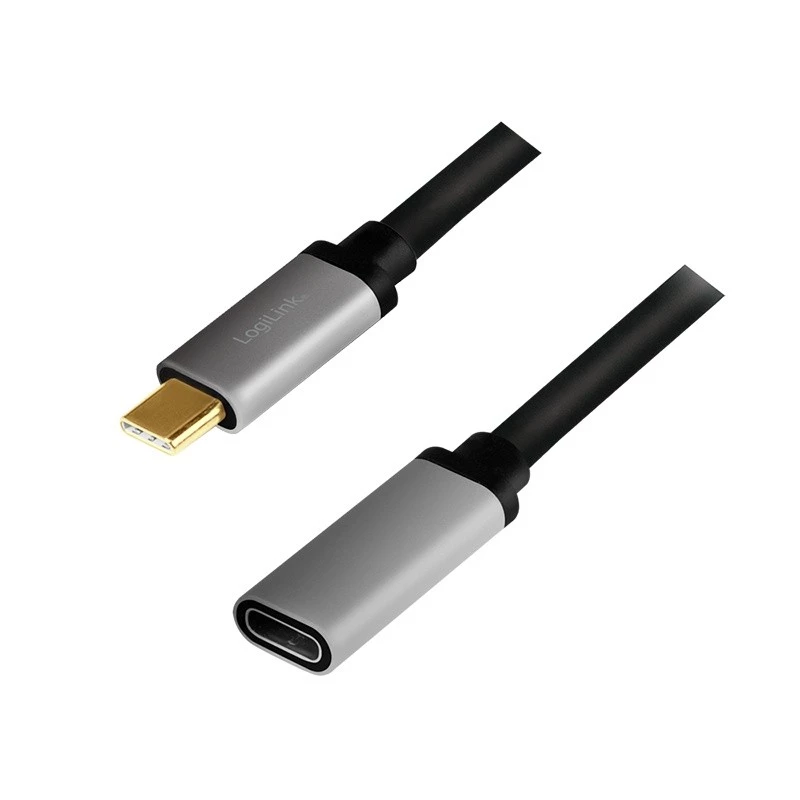 LogiLink Cable USB USB 3.2 Gen 2 CUA0105 0,5 m USB-C Negro Gris