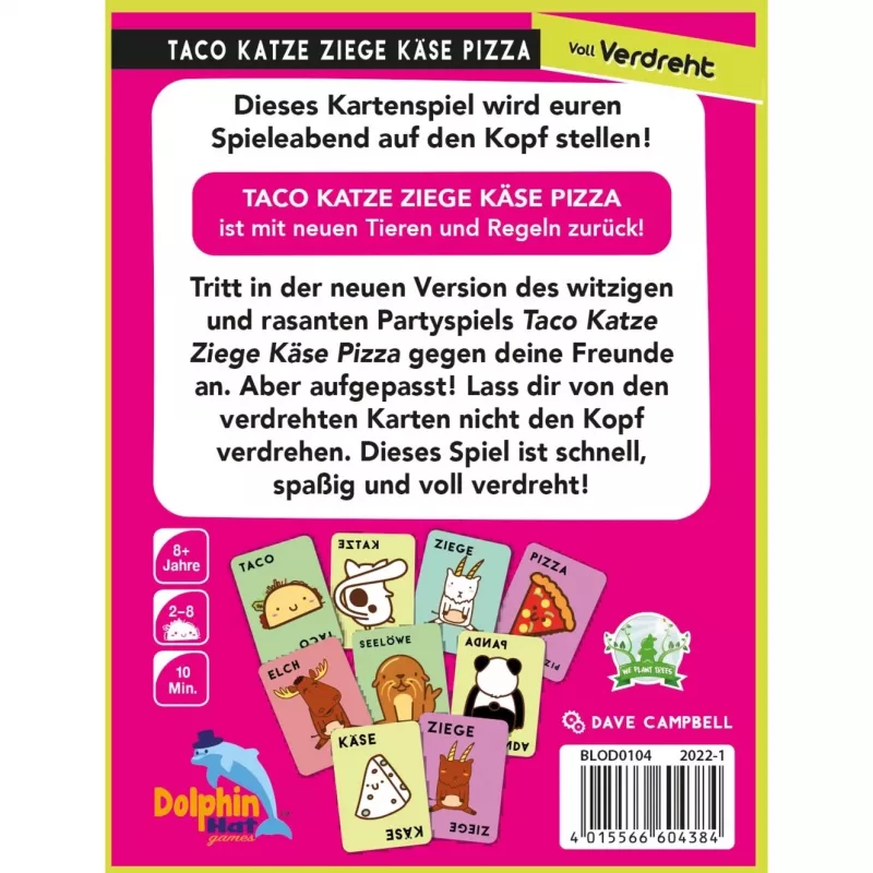 Taco Cat Goat Cheese Pizza: Voll verdreht, juego de cartas