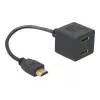 Adaptador HDMI DeLOCK 65056 0,2 m conector macho a 2x conector hembra