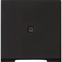 Tapa Gira cubierta negra para pasacables modelo 0274005, negro