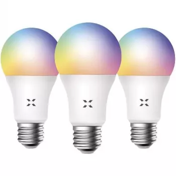 XENON Smart X7021 bombilla LED RGB inteligente, 9 W, Wi-Fi, Bluetooth, blanco