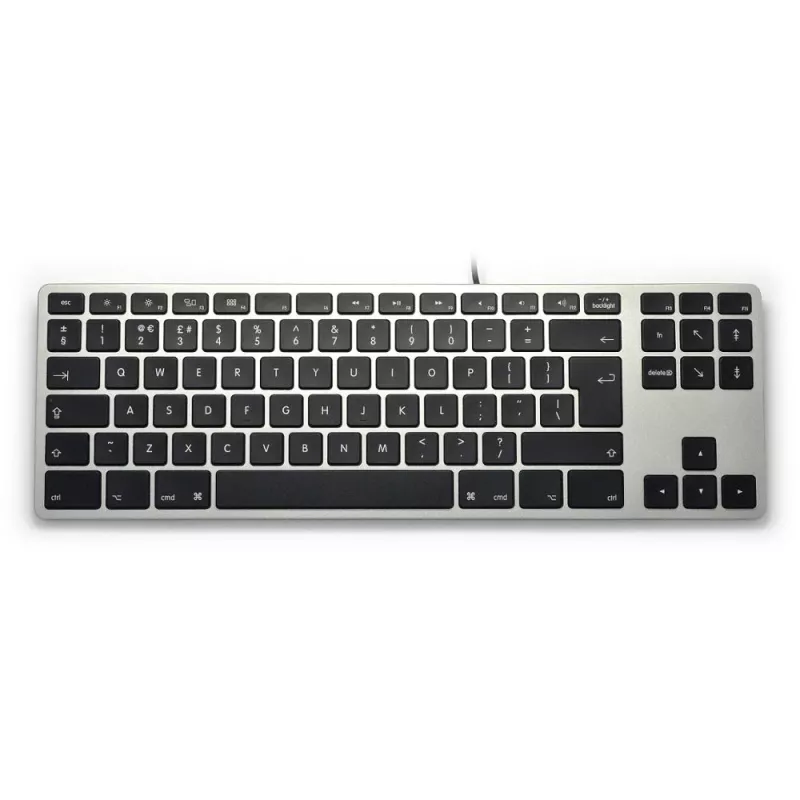 Teclado Aluminio Mac Tenkeyless RGB Space Gray
