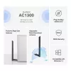 Mercusys MA30H adaptador Wi-Fi USB AC1300 High Gain de doble banda, negro