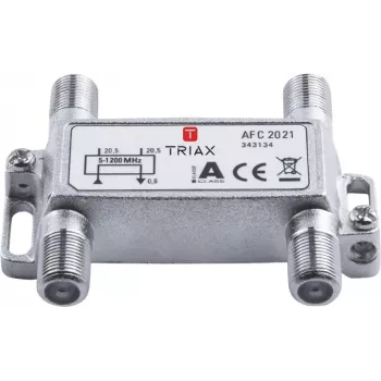 Triax AFC 2021 - Distribuidor de RF - conector hembra F a conector hembra F - 110 dB (343134)