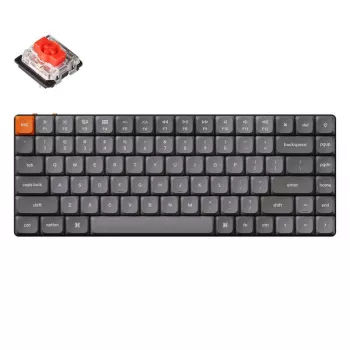 Teclado Keychron K3 Max Universal USB RF Wireless Bluetooth Gris 75%