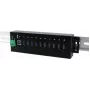 Exsys EX-1110HMVS - hub - 10 x USB 3.1 Gen 1 - montaje en carril DIN - DC (EX-1110HMVS)