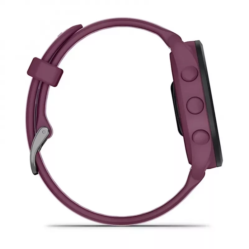 Smartwatch GARMIN Forerunner 165 Music, 43 mm carcasa de polímero, 1,2 inch AMOLED 390x390, GPS/GLONASS/Galileo, 5 ATM, 11 días de autonomía
