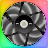 Ventilador Thermaltake TOUGHFAN 12 RGB 12 cm blanco 500-2000 rpm