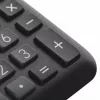 Casio MS-8F calculadora de sobremesa básica, de 8 dígitos, a pilas/solar, negra