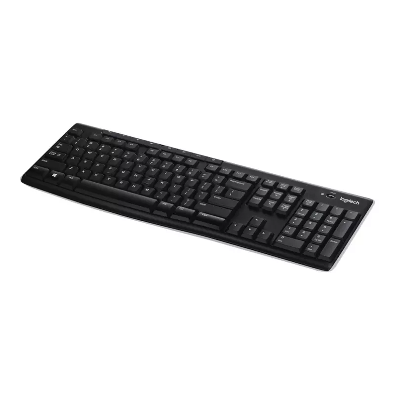 Logitech K270 Teclado inalámbrico con receptor Unifying en negro