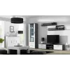 Cama Meble UNI aparador de salón, gris/blanco brillante