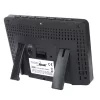 Higrómetro termómetro GreenBlue GB540 — interior 0–50°C / exterior -20–65°C, reloj DCF, sensor exterior 60 m, negro