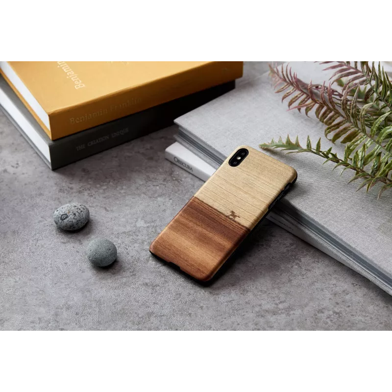 Funda para móvil man and wood para iPhone XS Max — funda protectora negra