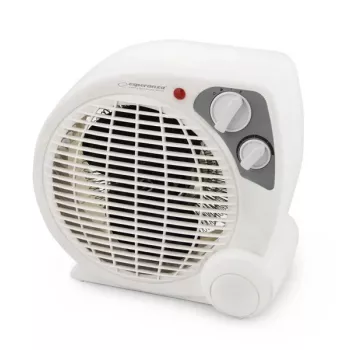 Calefactor eléctrico Esperanza EHH002, eléctrico, 2000 W máx., termostato regulable, gris/blanco