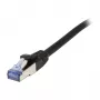 Cable de parcheo RJ45 - CAT6A 500 MHz - 1,0 m - negro - S-STP(S/FTP) - AWG27 - LSZH - Synergy 21
