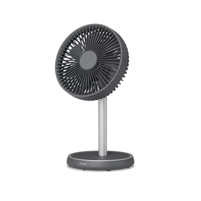Ventilador de pie Duux Rize Flex gris diámetro 21 cm