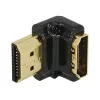 Conector HDMI DeLOCK 65662 90° negro