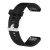 Correa de silicona FIXED para Garmin QuickFit 20 mm, negra