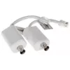 Convertidor de señal de vídeo DAHUA LR1002 — unidad blanca compacta, 56×27×21 mm, 0,0283 kg