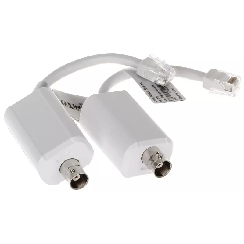 Convertidor de señal de vídeo DAHUA LR1002 — unidad blanca compacta, 56×27×21 mm, 0,0283 kg