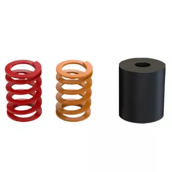 Set de accesorios Moza Racing SR-P, set de accesorios para pedales, negro, naranja, rojo, MOZA, SR-P, 3 uds.