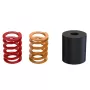 Set de accesorios Moza Racing SR-P, set de accesorios para pedales, negro, naranja, rojo, MOZA, SR-P, 3 uds.