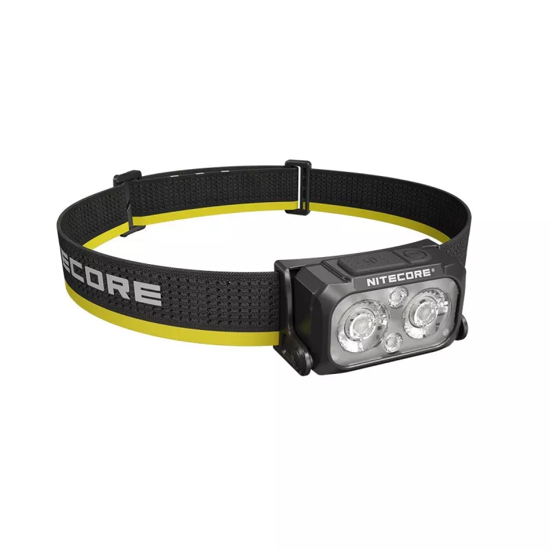 Linterna frontal Nitecore NU25 MCT — linterna frontal recargable, hasta 400 lúmenes, iluminación compacta manos libres
