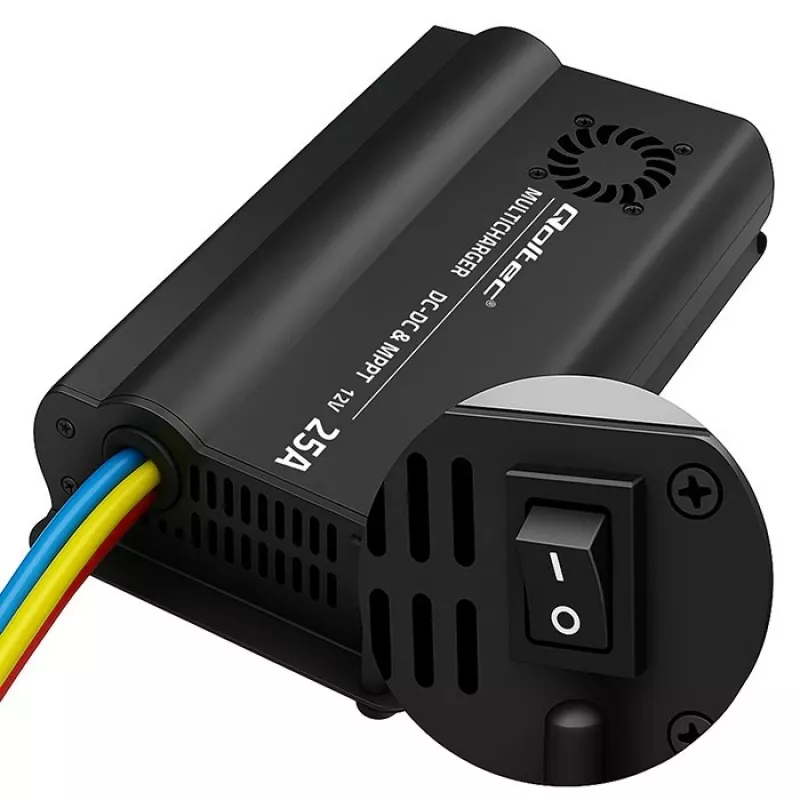Cargador de coche DC-DC 12V con regulación MPPT 25A