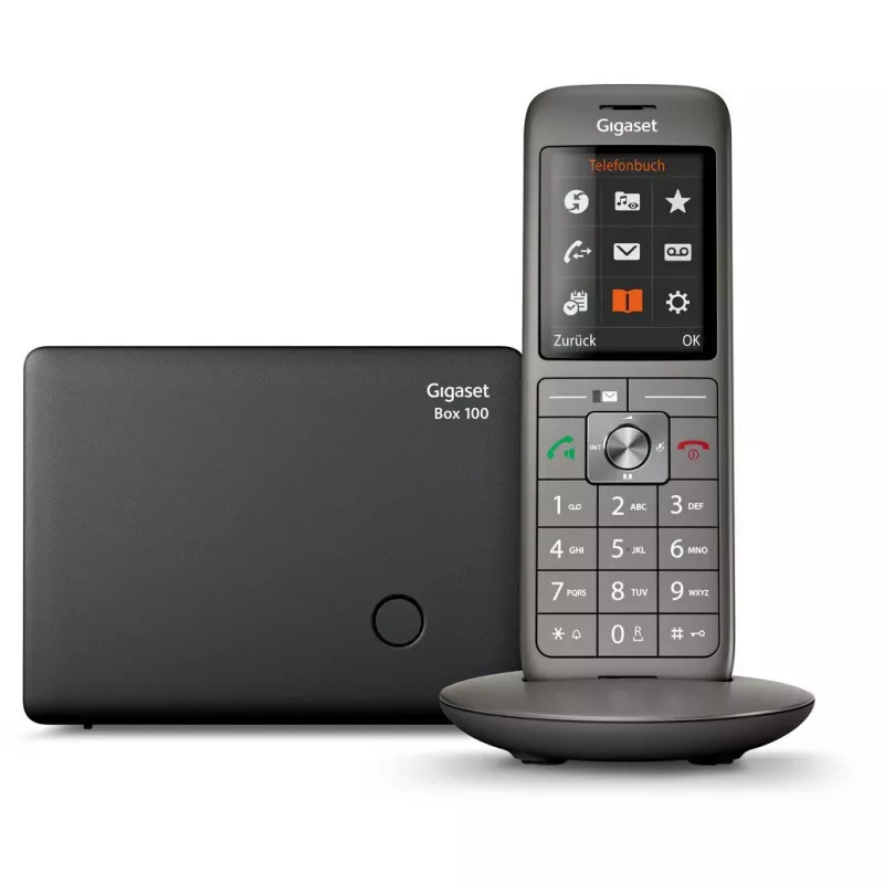 Teléfono inalámbrico Gigaset CL660 antracita