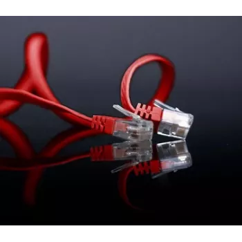 Cable de red ShiverPeaks SP711-SLR rojo 1 m Cat6 U/UTP